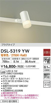 ʼ̿ | DAIKO ŵ ݥåȥ饤 DSL-5319YW