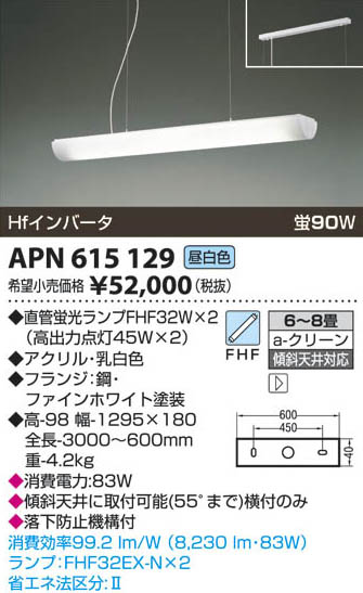 ߾ KOIZUMI ָڥ APN615129 β