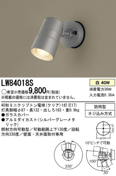 Panasonic ȥɥ LW84018S ᥤ̿