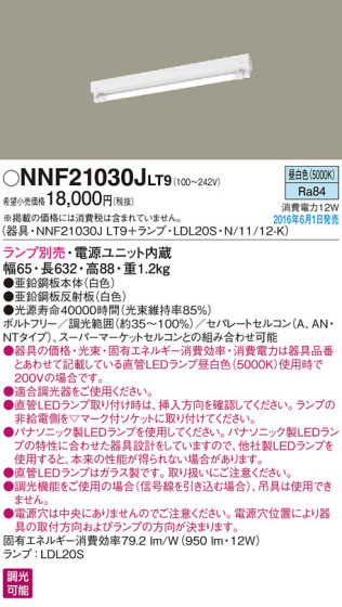 PANASONIC ѥʥ˥å 󥰥饤 NNF21030JLT9 ᥤ̿