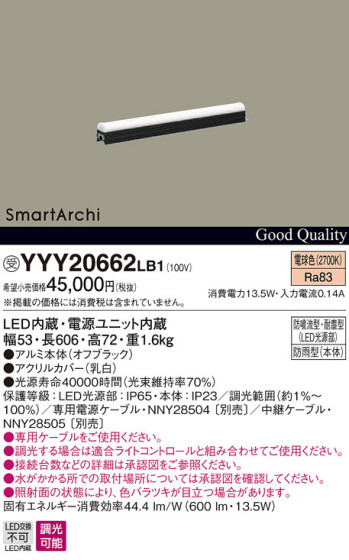 Panasonic ۲ YYY20662LB1 ᥤ̿