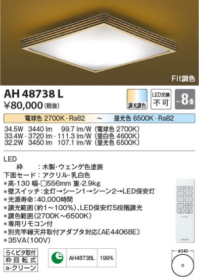 β Koizumi ߾ AH48738L