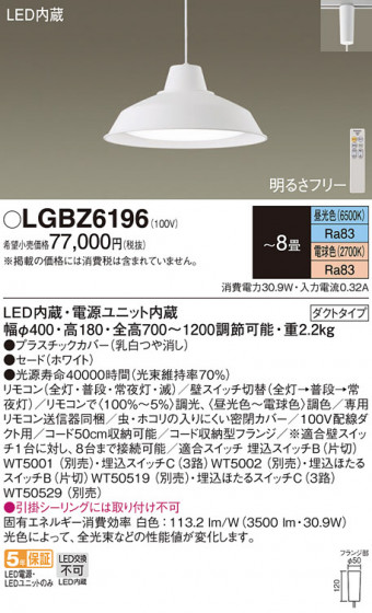 Panasonic ڥ LGBZ6196 ᥤ̿