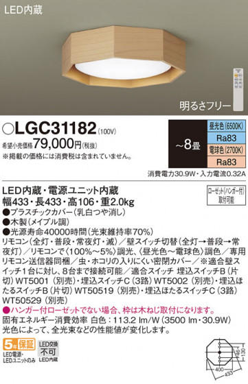 Panasonic ������󥰥饤�� LGC31182 �ᥤ��̿�