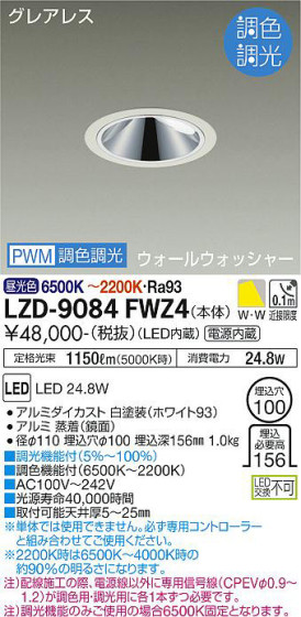 ʼ̿ | DAIKO ŵ Ĵ륦å㡼饤 LZD-9084FWZ4