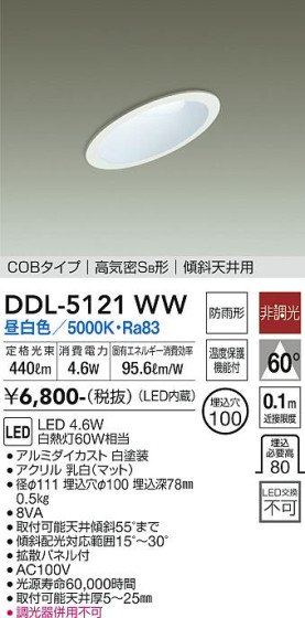 ʼ̿ | DAIKO ŵ 饤() DDL-5121WW