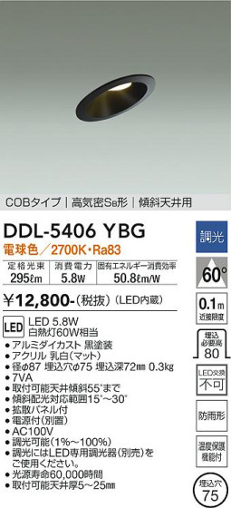 ʼ̿ | DAIKO ŵ 饤() DDL-5406YBG