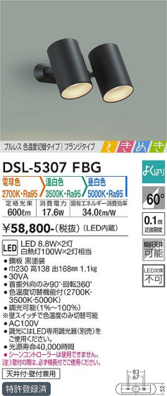 ʼ̿ | DAIKO ŵ إݥåȥ饤 DSL-5307FBG