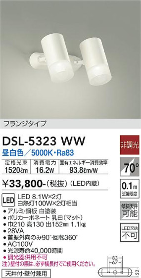 ʼ̿ | DAIKO ŵ ݥåȥ饤 DSL-5323WW