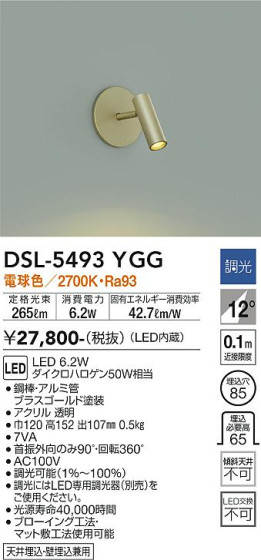 ʼ̿ | DAIKO ŵ ݥåȥ饤 DSL-5493YGG