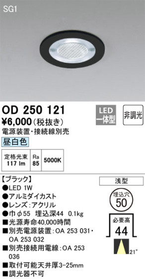 ODELIC ǥå 饤 OD250121 ᥤ̿