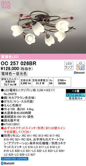ODELIC ǥå ǥꥢ OC257026BR ᥤ̿