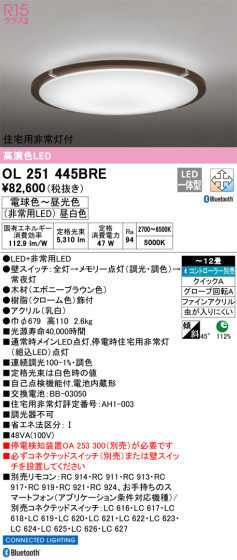 ODELIC ǥå 󥰥饤 OL251445BRE ᥤ̿