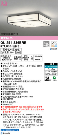 ODELIC ǥå 󥰥饤 OL251836BRE ᥤ̿