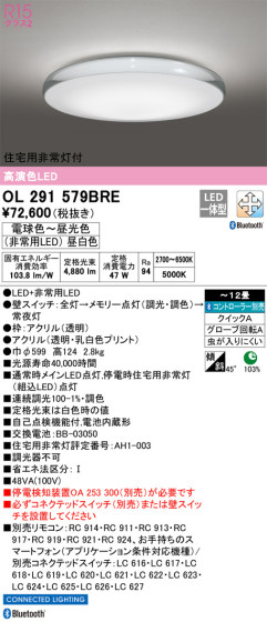 ODELIC ǥå 󥰥饤 OL291579BRE ᥤ̿