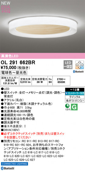 ODELIC ǥå LED 󥰥饤 OL291662BR ᥤ̿