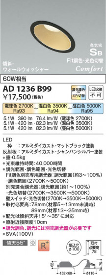 β | Koizumi ߾ ⵤ̩SB饤 AD1236B99