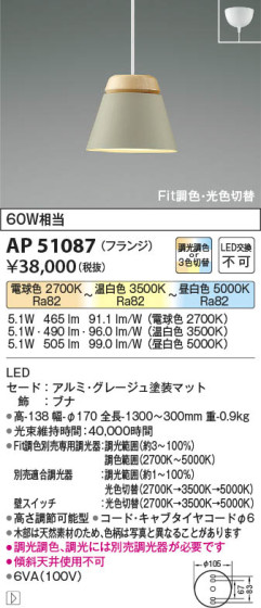 β | Koizumi ߾ ڥ AP51087