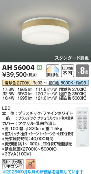 ���β��� Koizumi �������߾��� LED������� AH56004