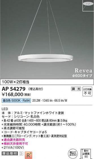 ���β��� Koizumi �������߾��� LED�ڥ����� AP54279