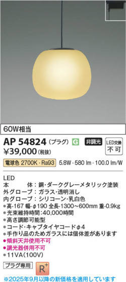 ���β��� Koizumi �������߾��� LED�ڥ����� AP54824