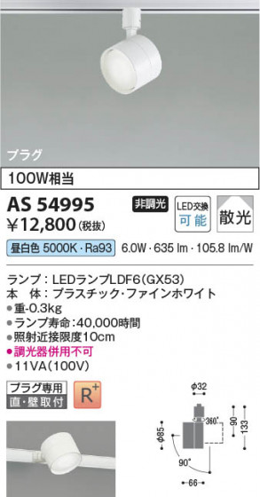 ���β��� Koizumi �������߾��� LED���ݥåȥ饤�� AS54995