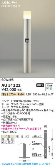 β Koizumi ߾ LEDǥ饤 AU51322