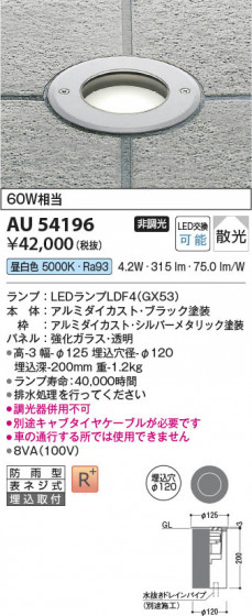 ���β��� Koizumi �������߾��� LED�Х꡼�ɥ饤�� AU54196