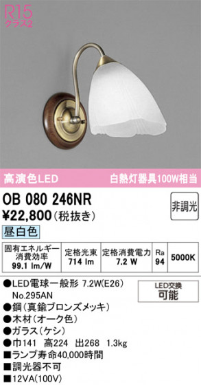 ODELIC �����ǥ�å� �֥饱�å� OB080246NR �ᥤ��̿�