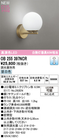 ODELIC �����ǥ�å� �֥饱�å� OB255397NCR �ᥤ��̿�