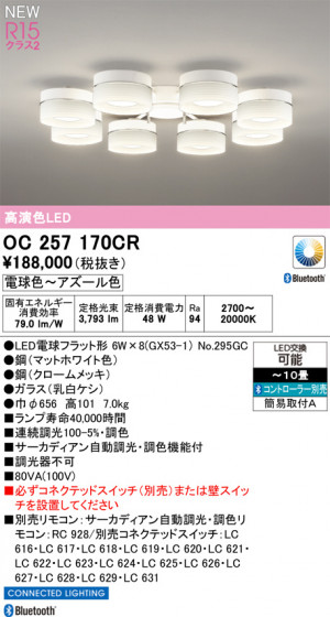 ODELIC �����ǥ�å� �����ǥꥢ OC257170CR �ᥤ��̿�