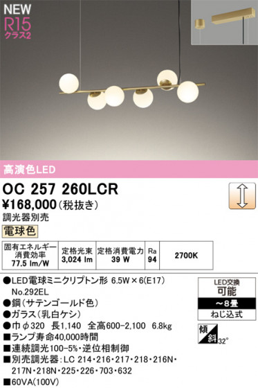 ODELIC �����ǥ�å� �����ǥꥢ OC257260LCR �ᥤ��̿�