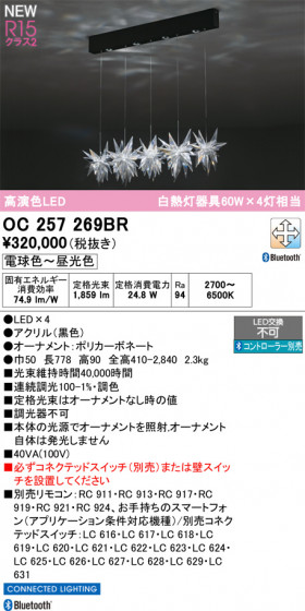 ODELIC �����ǥ�å� �����ǥꥢ OC257269BR �ᥤ��̿�