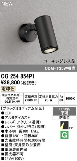 ODELIC �����ǥ�å� �������ƥꥢ�饤�� OG254854P1 �ᥤ��̿�