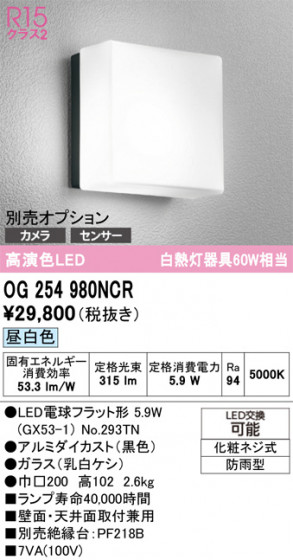 ODELIC �����ǥ�å� �������ƥꥢ�饤�� OG254980NCR �ᥤ��̿�