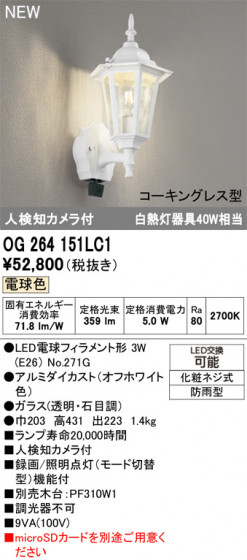 ODELIC �����ǥ�å� �������ƥꥢ�饤�� OG264151LC1 �ᥤ��̿�