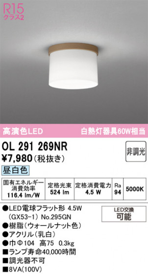 ODELIC �����ǥ�å� ����������󥰥饤�� OL291269NR �ᥤ��̿�