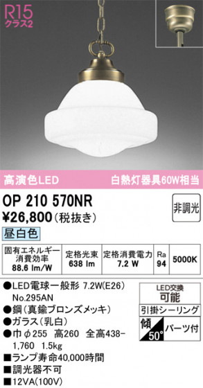 ODELIC �����ǥ�å� �ڥ����ȥ饤�� OP210570NR �ᥤ��̿�