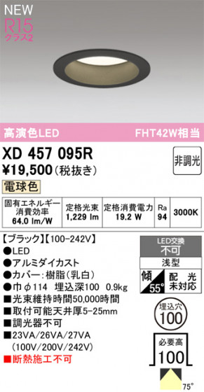 ODELIC �����ǥ�å� ������饤�� XD457095R �ᥤ��̿�